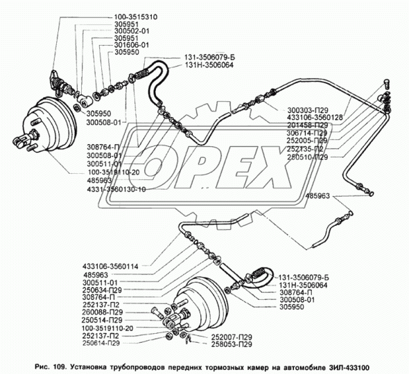 131-3506079-Б оболочка гибкого шланга ЗИЛ
